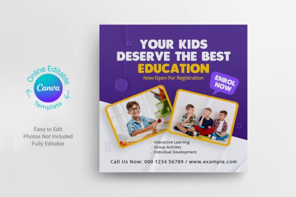 Download Education Post Design Canva Template - Post design Collection