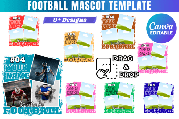 Download Football Photo Insert Canva Bundle - Canva bundle Collection