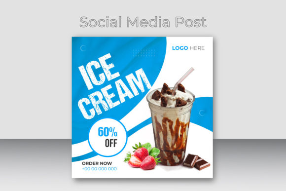 Download Ice Cream Social Media Post Design - Post design Collection