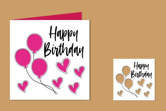 Download Happy Birthday Print and Cut Card - Print and cut Collection